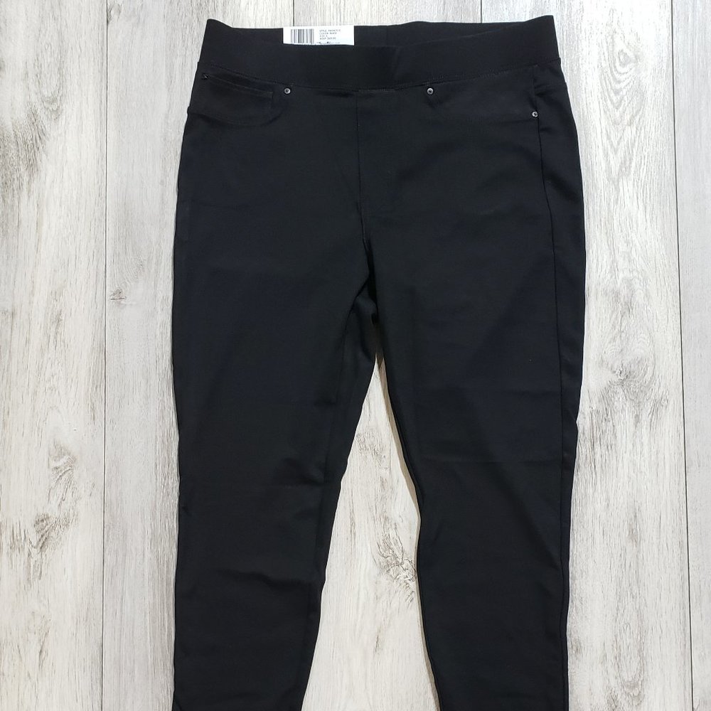 Seven7 Women's Pull On 4-Way Stretch Skinny Fit Ponte Legging Pants